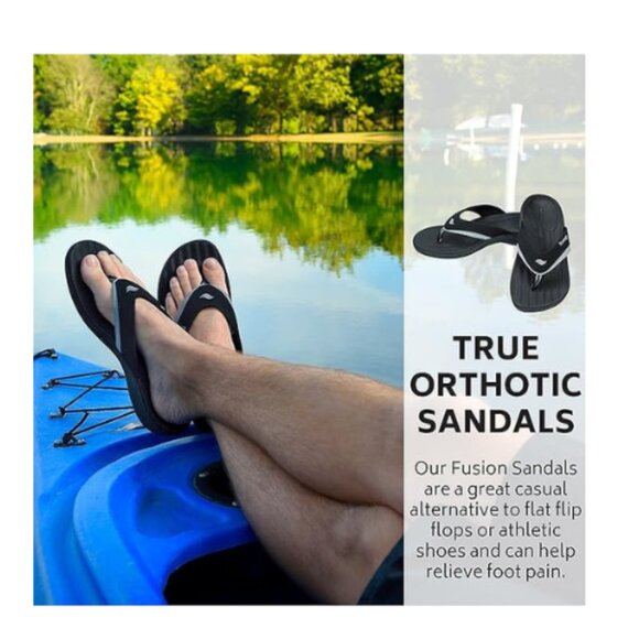 Powerstep Men’s Running Recovery Kit – Includes Socks, Fusion Sandals and Rocker - Picture 3 of 4